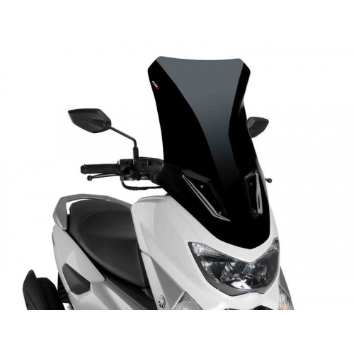 V-Tech Line Touring Screen (Black) For Yamaha NMax 125 (15-20) By Puig 8121N