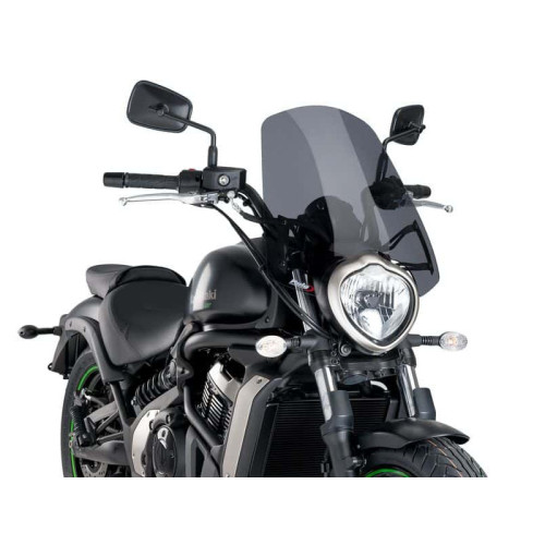 New Generation Touring Screen (Dark Smoke) For Kawasaki Vulcan S (15-21) By Puig 8164F