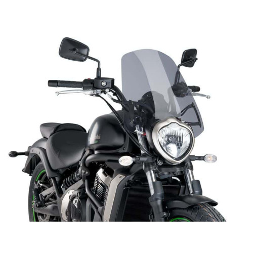 New Generation Touring Screen (Light Smoke) For Kawasaki Vulcan S (15-21) By Puig 8164H