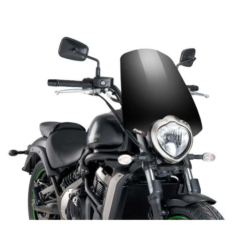 New Generation Touring Screen (Black) For Kawasaki Vulcan S (15-21) By Puig 8164N