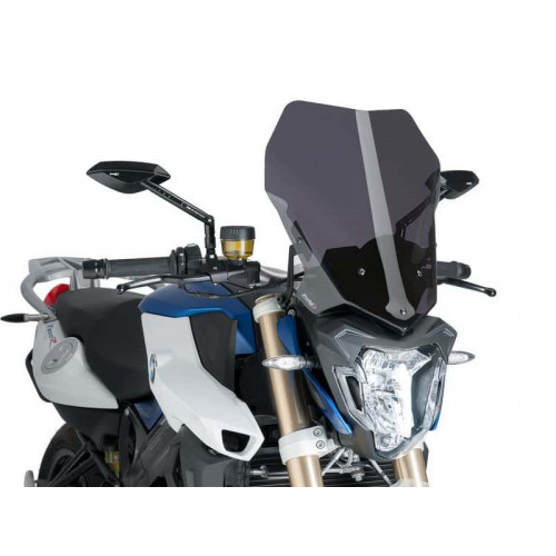 New Generation Touring Screen (Dark Smoke) For BMW F800 R (15-20) By Puig 8187F