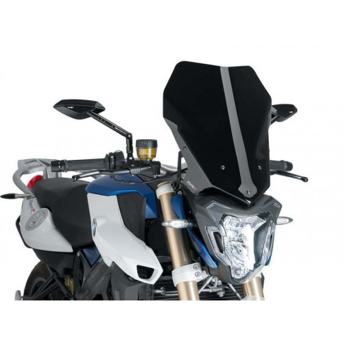 New Generation Touring Screen (Black) For BMW F800 R (15-20) By Puig 8187N