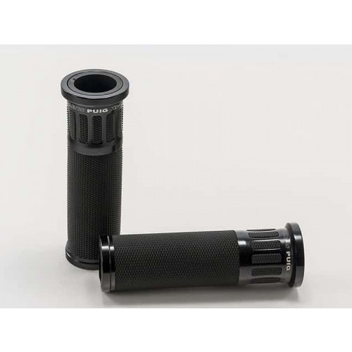 Hi-Tech Racing Hand Grips 123mm (Black) For Benelli TRK 251 (20-22) By Puig 8188N