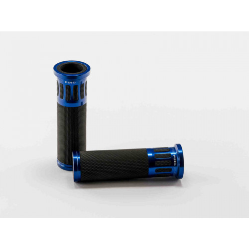 Hi-Tech Racing Hand Grips 123mm (Blue) For Aprilia RS125 (17-21) By Puig 8188A