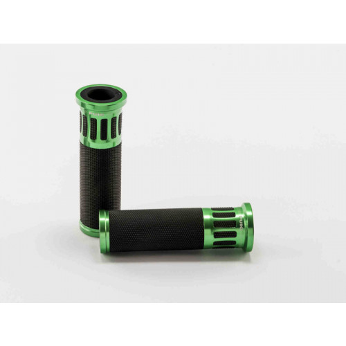 Hi-Tech Racing Hand Grips 123mm (Green) For Aprilia Dorsoduro 900 (17-21) By Puig 8188V