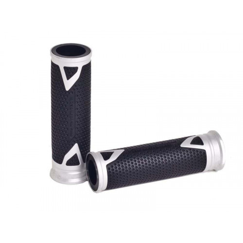 Hi-Tech Radikal Hand Grips 123mm (Silver) For Benelli TRK 251 (20-22) By Puig 8191P