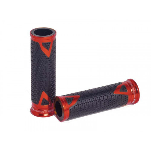 Hi-Tech Radikal Hand Grips 123mm (Red) For Benelli TRK 251 (20-22) By Puig 8191R