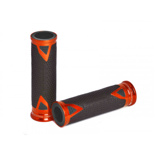 Hi-Tech Radikal Hand Grips 123mm (Orange) For Benelli TRK 251 (20-22) By Puig 8191T