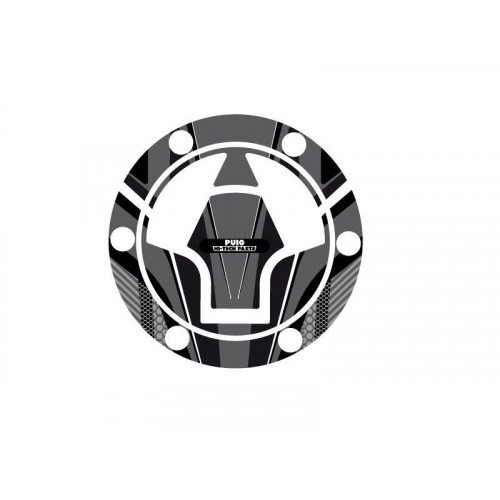 Radikal Fuel Cap Protector (Grey) For Kawasaki Z300 (15-17) By Puig 8269U