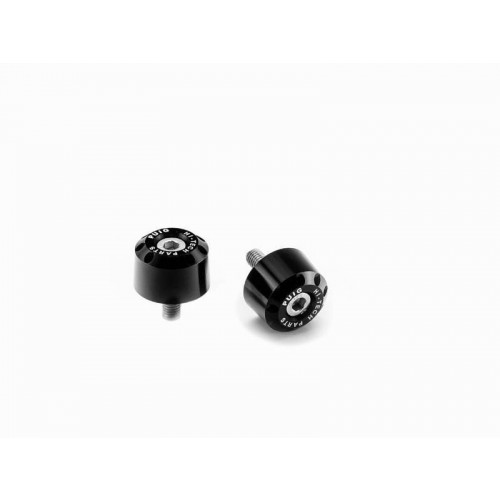 Short Bar End Weights (Carbon Look) For BMW G310 GS (17-20) By Puig 8804C