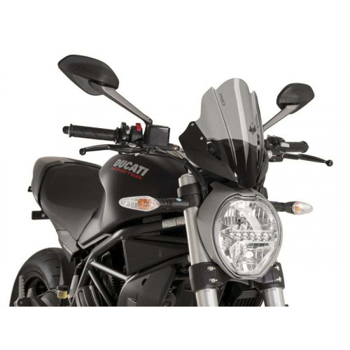 New Generation Touring Screen (Light Smoke) For Ducati Monster 821 (14-20) By Puig 8900H