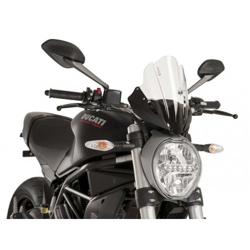 New Generation Touring Screen (Clear) For Ducati Monster 1200 R (16-20) By Puig 8900W