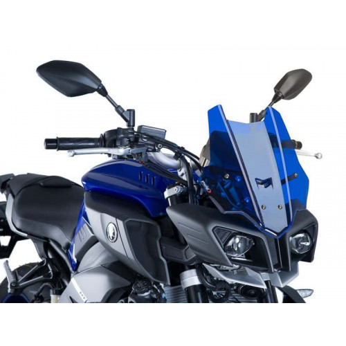 Touring Screen (Blue) For Yamaha MT-10 (16-21) By Puig 8917A