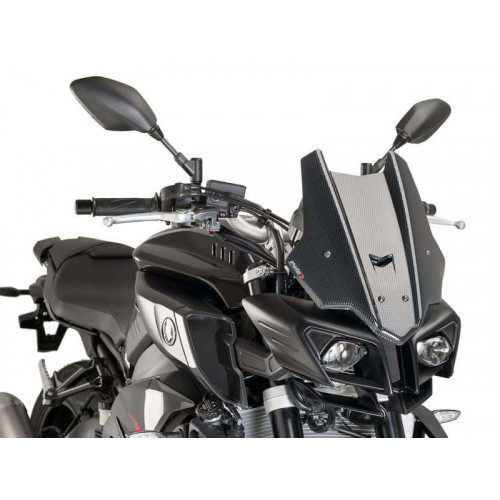 Touring Screen (Carbon Look) For Yamaha MT-10 SP (17-21) By Puig 8917C