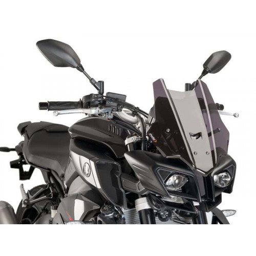 Touring Screen (Dark Smoke) For Yamaha MT-10 (16-21) By Puig 8917F