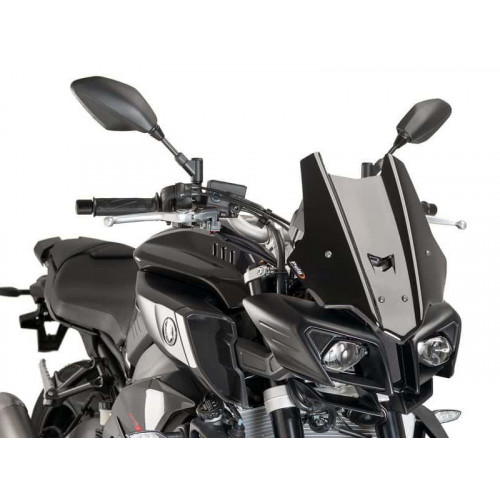 Touring Screen (Black) For Yamaha MT-10 SP (17-21) By Puig 8917N