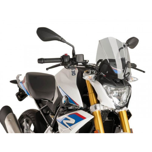 New Generation Sport Screen (Light Smoke) For BMW G310 R (16-20) By Puig 8920H