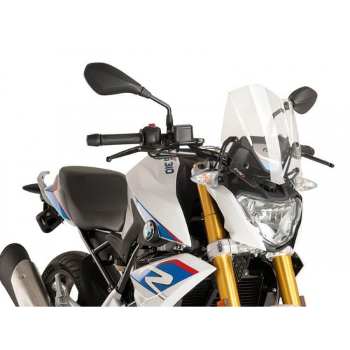 New Generation Sport Screen (Clear) For BMW G310 R (16-20) By Puig 8920W