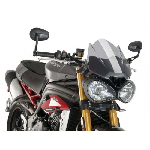 New Generation Sport Screen (Light Smoke) For Triumph Street Triple RS (17-19) By Puig 8929H