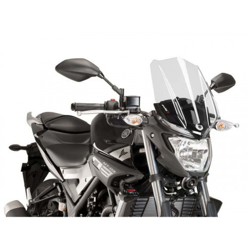 New Generation Touring Screen (Clear) For Yamaha MT-03 (16-19) By Puig 8932W