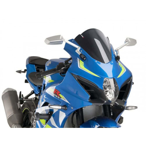 Z-Racing Screen (Carbon Look) For Suzuki GSX R 1000 R (17-20) By Puig 9013C