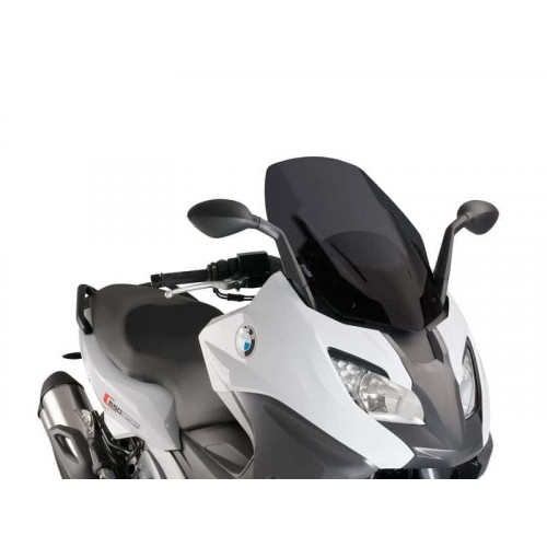 V-Tech Line Sport Screen (Dark Smoke) For BMW C650 Sport (16-20) By Puig 9014F