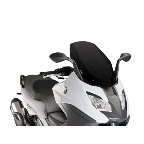 V-Tech Line Sport Screen (Black) For BMW C650 Sport (16-20) By Puig 9014N