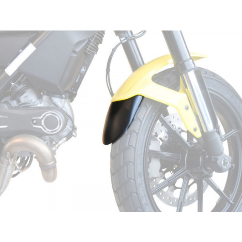 Front Fender Extender (Black) For Ducati Scrambler Sixty2 (14-21) By Puig 9023N