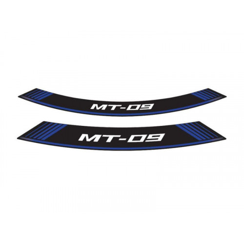 Wheel Rim Stickers (Blue) For Yamaha MT-09 Tracer (15-20) By Puig 9135A