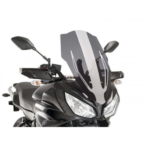 Touring Screen (Dark Smoke) For Yamaha MT-07 Tracer (16-19) By Puig 9212F