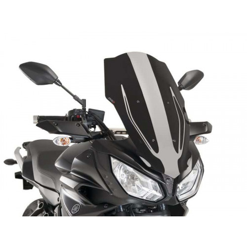 Touring Screen (Black) For Yamaha MT-07 Tracer (16-19) By Puig 9212N