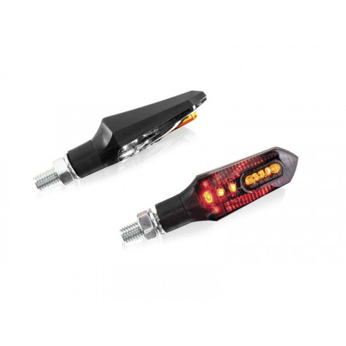 Stick Indicators (Black) For MV Agusta Brutale 990 RR (10-13) By Puig 9317N