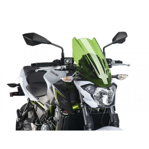 New Generation Touring Screen (Green) For Kawasaki Z650 (17-19) By Puig 9369V