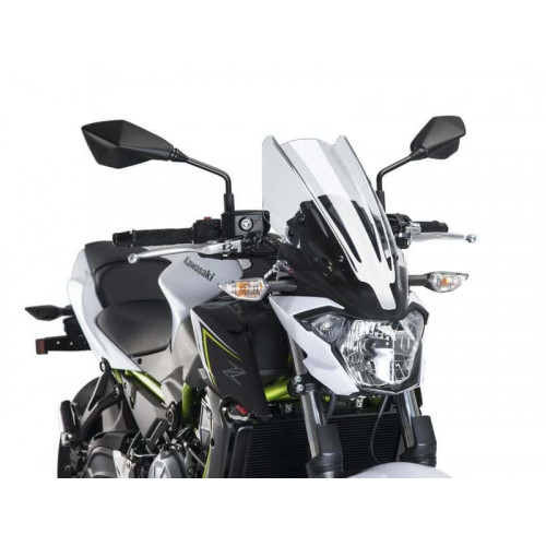 New Generation Touring Screen (Clear) For Kawasaki Z650 (17-19) By Puig 9369W