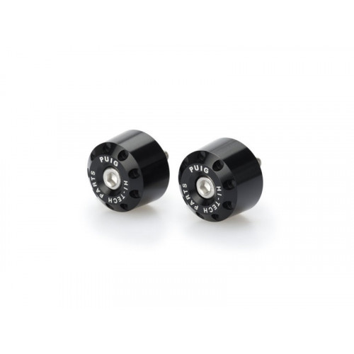 Short Bar End Weights (Black) For Yamaha MT-09 Tracer (15-17) By Puig 9373N