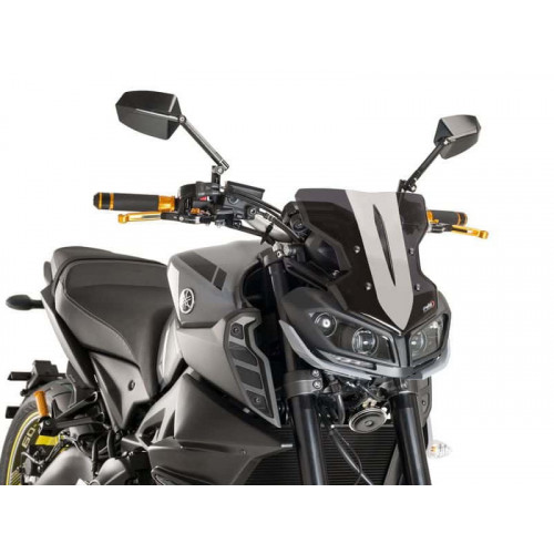 New Generation Sport Screen (Dark Smoke) For Yamaha MT-09 (17-20) By Puig 9376F