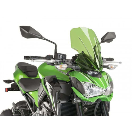 New Generation Touring Screen (Green) For Kawasaki Z900 (17-19) By Puig 9392V