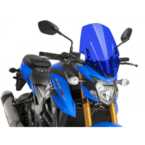 New Generation Touring Screen (Blue) For Suzuki GSX S 750 (17-21) By Puig 9436A