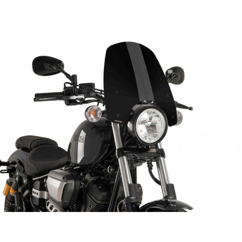 New Generation Touring Screen (Black) For Yamaha XV 950 Racer (14-21) By Puig 9438N