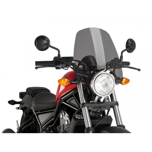 New Generation Touring Screen (Dark Smoke) For Honda CMX300 Rebel (17-20) By Puig 9462F