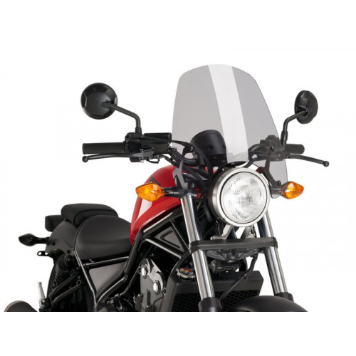 New Generation Touring Screen (Light Smoke) For Honda CMX300 Rebel (17-20) By Puig 9462H