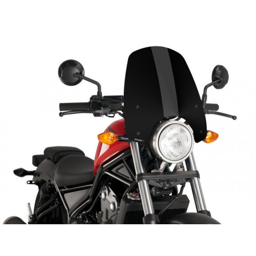 New Generation Touring Screen (Black) For Honda CMX500 Rebel (17-21) By Puig 9462N