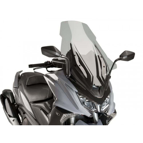 V-Tech Line Touring Screen (Light Smoke) For Kymco AK 550 (17-21) By Puig 9477H