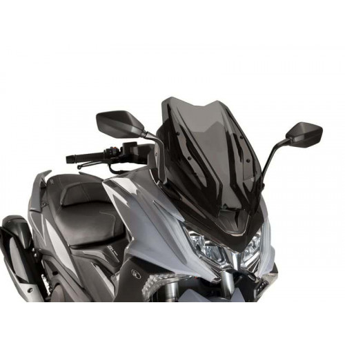 V-Tech Line Sport Screen (Dark Smoke) For Kymco AK 550I (23) By Puig 9478F