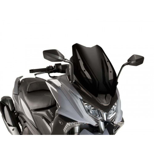 V-Tech Line Sport Screen (Black) For Kymco AK 550I (23) By Puig 9478N