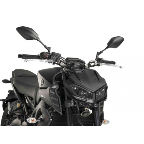 New Generation Sport Screen (Matt Black) For Yamaha MT-09 (17-20) By Puig 9507J