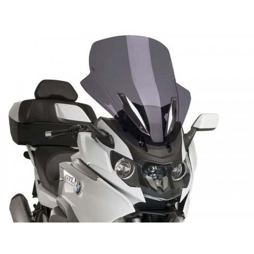 Touring Screen (Dark Smoke) For BMW K1600 B (18-21) By Puig 9512F