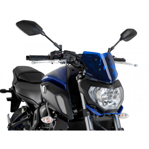 New Generation Sport Screen (Blue) For Yamaha MT-07 (18-20) By Puig 9666A