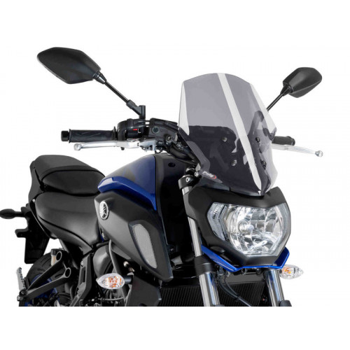 New Generation Touring Screen (Light Smoke) For Yamaha MT-07 (18-20) By Puig 9667H