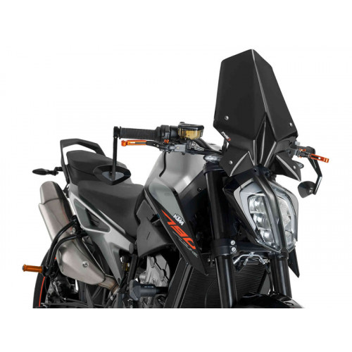 New Generation Sport Screen (Black) For KTM 890 Duke (21-22) By Puig 9668N